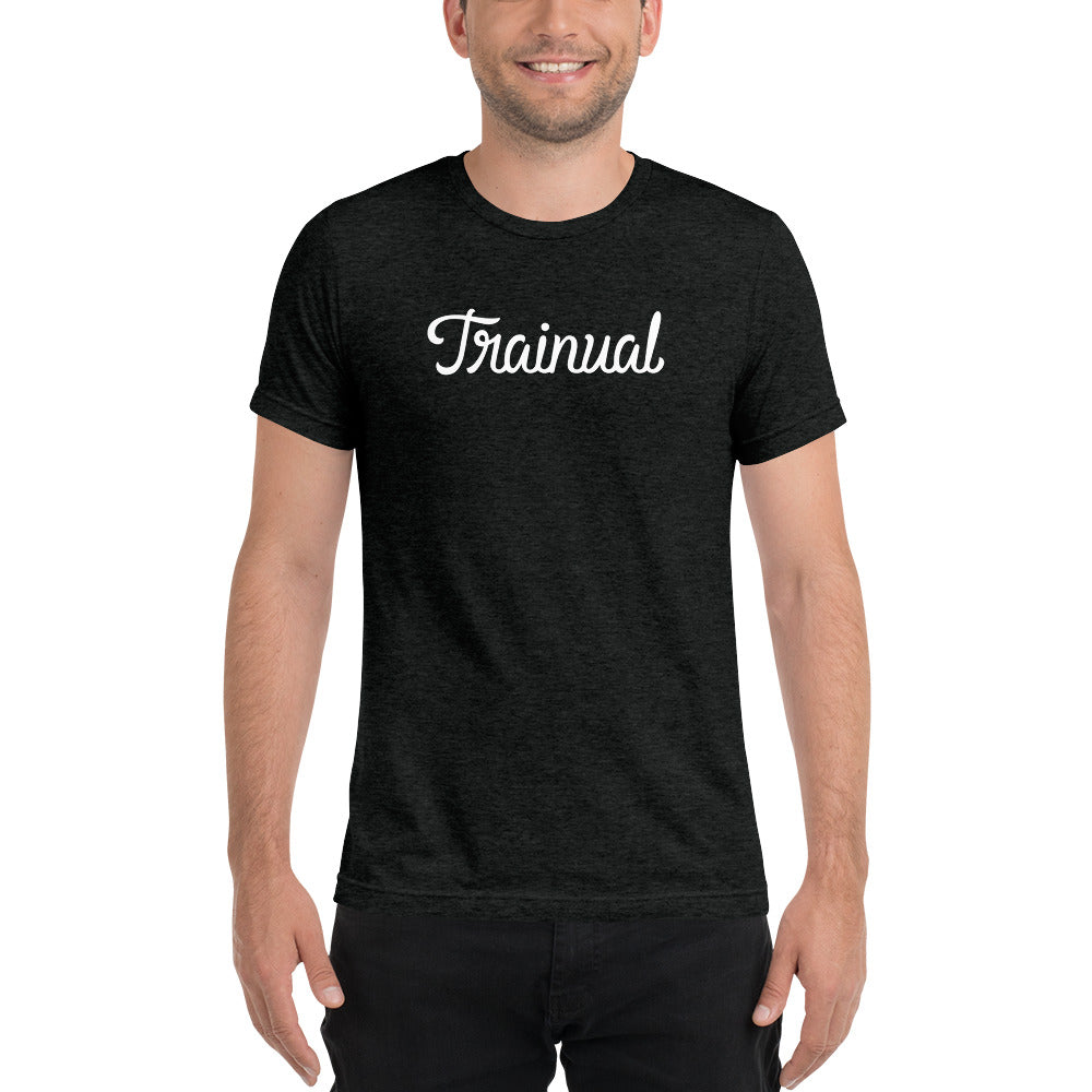 Trainual White Logo T (Black or Purple)