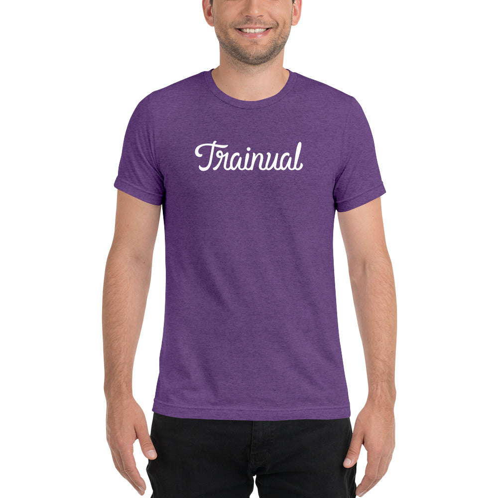 Trainual White Logo T (Black or Purple)